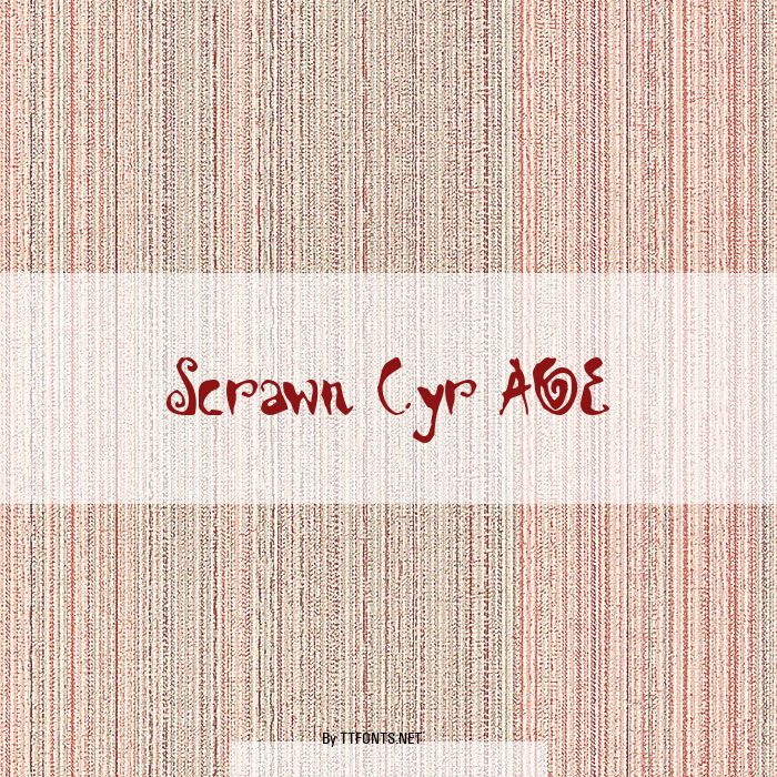 Scrawn Cyr AOE example